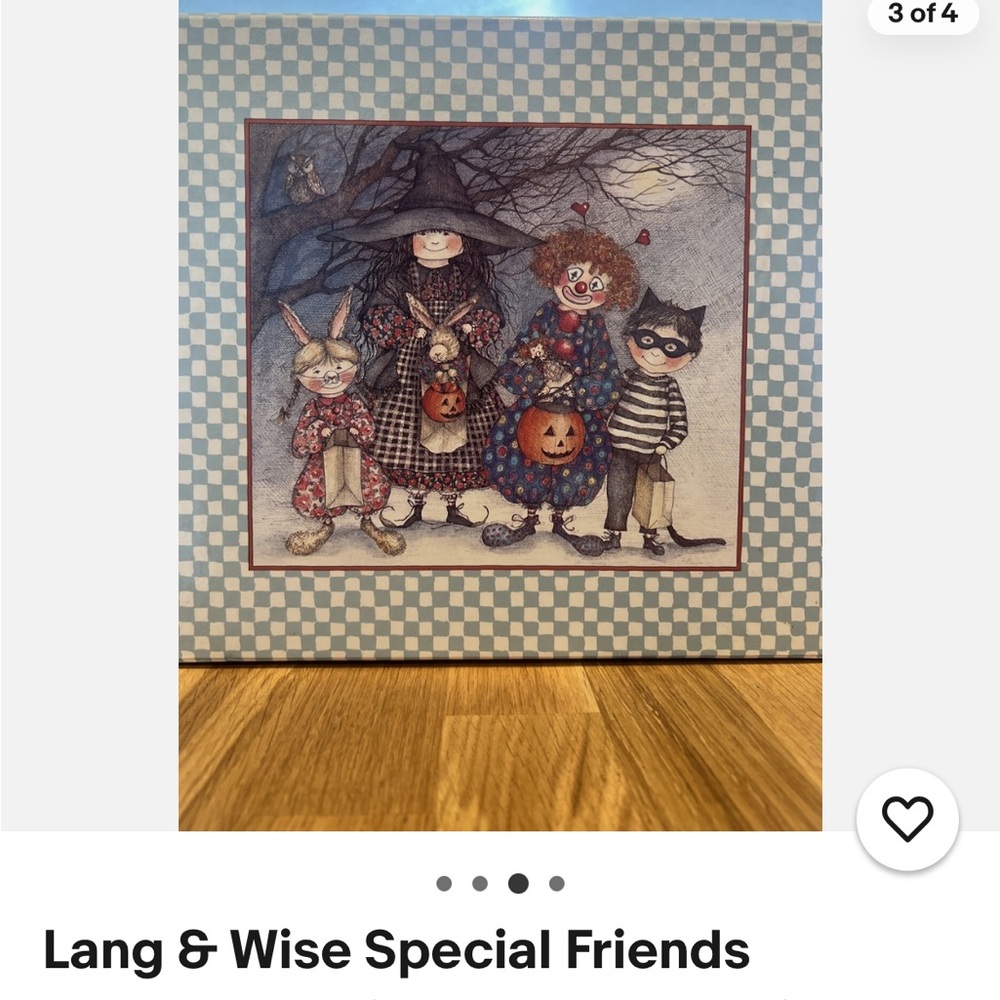 Vintage 1998 Lang & Wise “Special Friends” Halloween Figurine (2nd Edition) - Picture 13 of 14